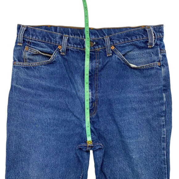 LEVIS Vintage Orange Tab Denim Blue Jeans 517 36 x 33 Mens #20517 0217 - Picture 7 of 11